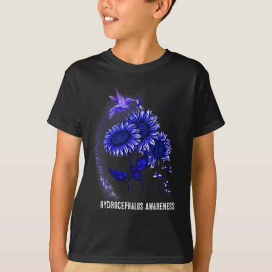 Zonnebloem Hydrocefalus Awareness T-shirt (Voorkant)