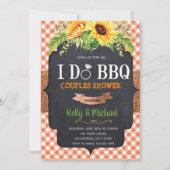 Zonnebloem I DO bbq uitnodiging (Voorkant)