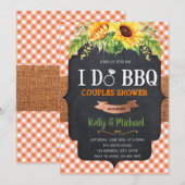 Zonnebloem I DO bbq uitnodiging (Voorkant / Achterkant)