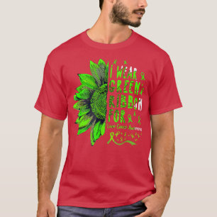 Zonnebloem I Draag groen lint voor leverkanker Awa T-shirt