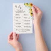 Zonnebloem I spionagekaart Flyer (Hand)