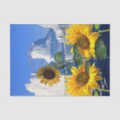 Zonnebloem Iceburg-weefselpapier Tissuepapier (Voorkant)