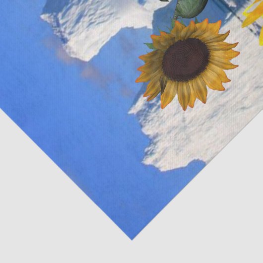 Zonnebloem Iceburg-weefselpapier Tissuepapier (Detail)