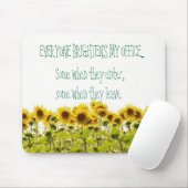 Zonnebloem, IEDEREEN KOPEN MIJN KANTOOR... Som... Muismat (Met muis)