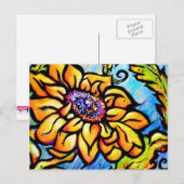 Zonnebloem II Briefkaart (Voorkant / Achterkant)