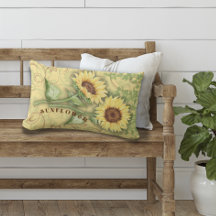 Zonnebloem II Lumbar Pillow