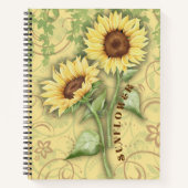 Zonnebloem II Notitieboek (Voorkant)