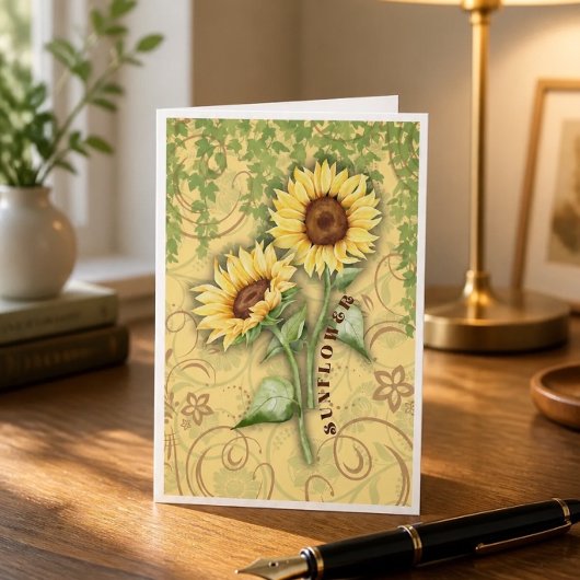 Zonnebloem II Notitiekaarten