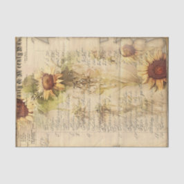  Zonnebloem III Tissuepapier