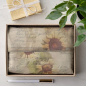  Zonnebloem III Tissuepapier (Geschenk)