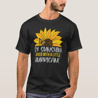 Zonnebloem Ik ben zonneschijn gemengd met een beet T-shirt