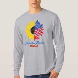 Zonnebloem Illustratie 4 juli T-shirt