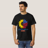 Zonnebloem Illustratie 4 juli T-shirt (Voorkant volledig)