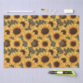  zonnebloem illustratie All Over Print Tissuepapier (Craft)