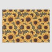  zonnebloem illustratie All Over Print Tissuepapier (Voorkant)