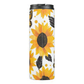 Zonnebloem Illustratie Thermosbeker (Achterkant)