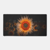 Zonnebloem in bloei bureaumat (Voorkant)