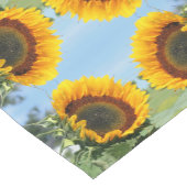 Zonnebloem in de Abstracte zonnebloem Korte Tafelloper (Hoek)