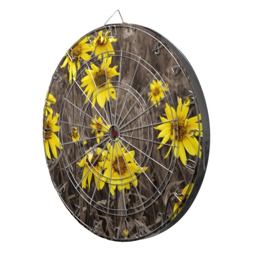 Zonnebloem in de Rocky Mountain Dartbord (Voorkant Rechts)