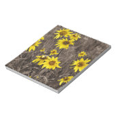 Zonnebloem in de Rocky Mountain Notitieblok (Linkerzijde)