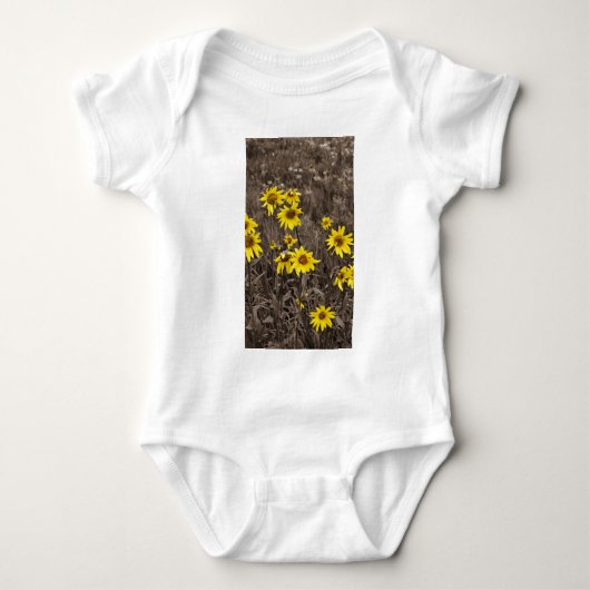 Zonnebloem in de Rocky Mountain Romper (Voorkant)