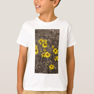 Zonnebloem in de Rocky Mountain T-shirt