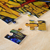 Zonnebloem in een veldfoto-puzzel legpuzzel (Zijkant)