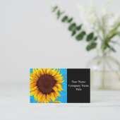Zonnebloem in het Franse Land Visitekaartje (Staand voorkant)
