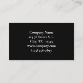 Zonnebloem in het Franse Land Visitekaartje (Achterkant)