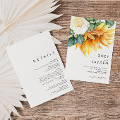 Zonnebloem in het hele land in één huwelijk kaart