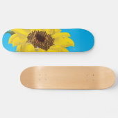Zonnebloem in het zonlicht skateboard (Horizontaal)
