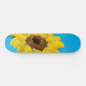 Zonnebloem in het zonlicht skateboard (Horizontaal)