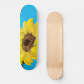 Zonnebloem in het zonlicht skateboard (Voorkant)