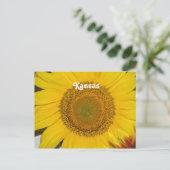 Zonnebloem in Kansas Briefkaart (Staand voorkant)