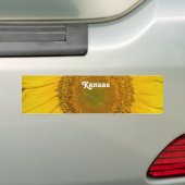Zonnebloem in Kansas Bumpersticker (Op auto)