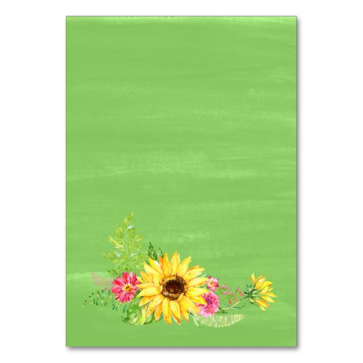 Zonnebloem in Lieu van de Kaart van het huwelijk v (Achterkant)