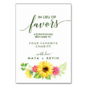 Zonnebloem in Lieu van de Kaart van het huwelijk v (Voorkant)