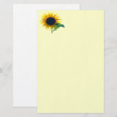Zonnebloem in volbloei briefpapier (Voorkant / Achterkant)