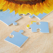 Zonnebloem in zonneschijn Creëer Uw eigen foto Legpuzzel (Zijkant)