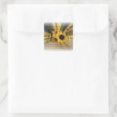 Zonnebloem Infinity Square Sticker (Tas)