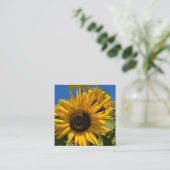 Zonnebloem Informatiekaartje (Staand voorkant)