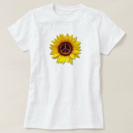 Zonnebloem innerlijk Vrede Symbool Teken Oekraine  T-shirt