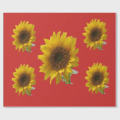 Zonnebloem Inpakpapier (Vlak)