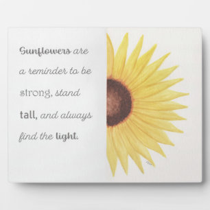 Zonnebloem Inspiratie Fotoplaat