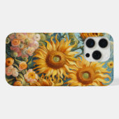 Zonnebloem inspiratie iPhone hoesje (Achterkant horizontaal)