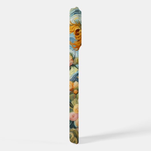 Zonnebloem inspiratie iPhone hoesje (Rechterkant)