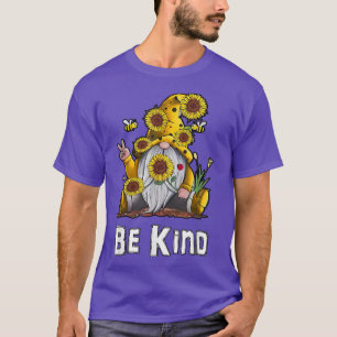 Zonnebloem Inspirerend Cute Gnome Blessed T-shirt