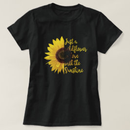 Zonnebloem | Inspirerend prijsopgave T-shirt