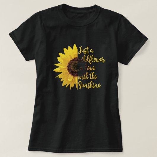 Zonnebloem | Inspirerend prijsopgave T-shirt (Design voorkant)