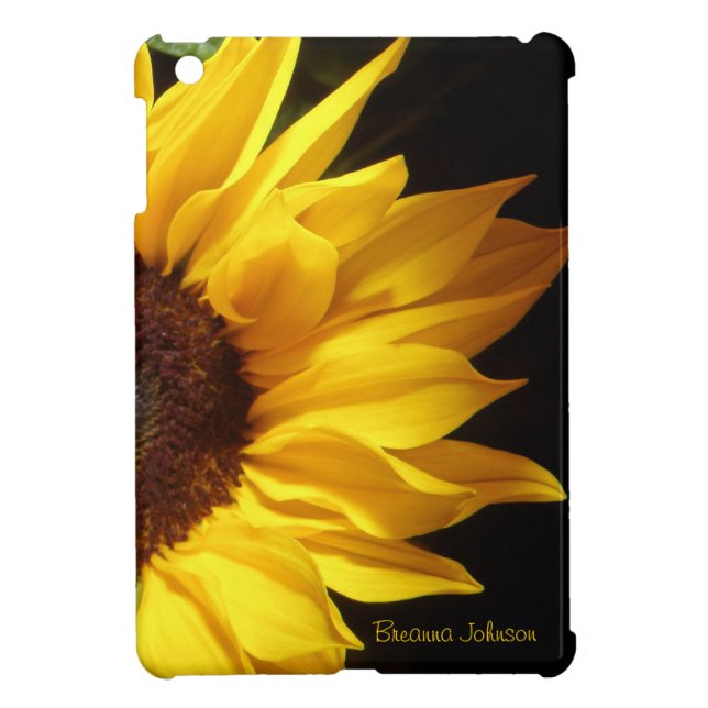 Zonnebloem iPad Mini Case (Achterkant)